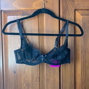 L’Agent by Agent Provocateur unlined black bra.